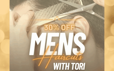 Tori’s Men’s Cut Special – Call The Salon To Book Your Spot