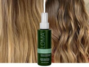 Smooth your hair and reduce static with Loma Nourishing Oil Treatment.
