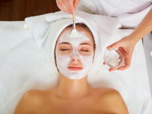 Professional esthetics, glowing results. Skincare services include facials, dermaplaning and custom peels.